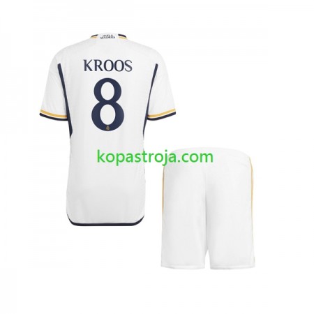 Billiga Fotbollströjor Real Madrid Kroos 8 Barn Hemma tröja 2023/24 Kortärmad